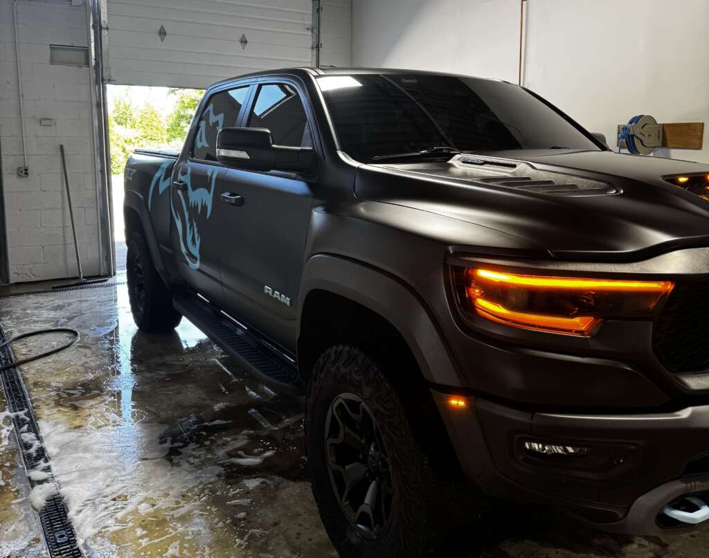 Vehicle Inside The Precision Auto Spa Studio